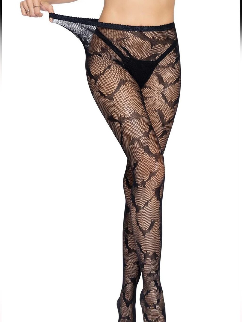 Gothic Fishnet Stockings - Picture 3 of 10